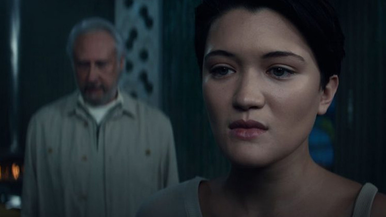 Isa Briones and Brent Spiner in Star Trek: Picard Season 2