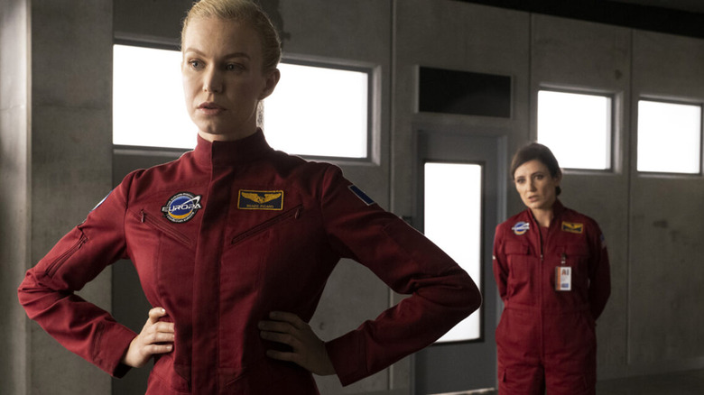 Penelope Mitchell and Orla Brady in Star Trek: Picard Season 2