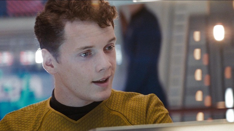 Alternate Pavel Chekov smiling