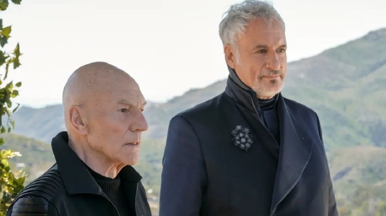 Q and Picard standing together