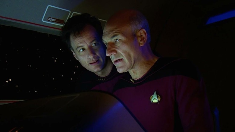 Q and Picard standing together