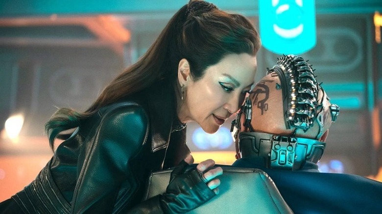 Philippa Georgiou observing a cyborg in "Star Trek: Section 31"