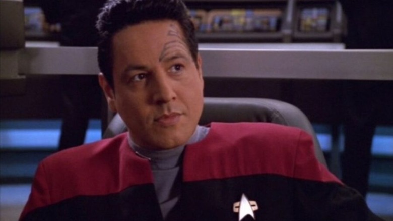 Robert Beltran as Chakotay on Star Trek: Voyager