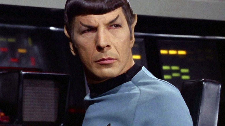 Leonard Nimoy as Star Trek's original Mr. Spock