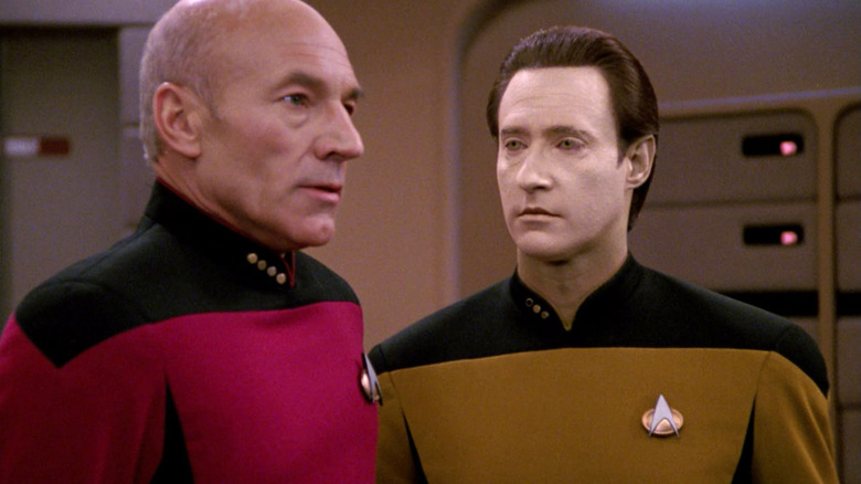 Star Trek: The Next Generation Picard and Data