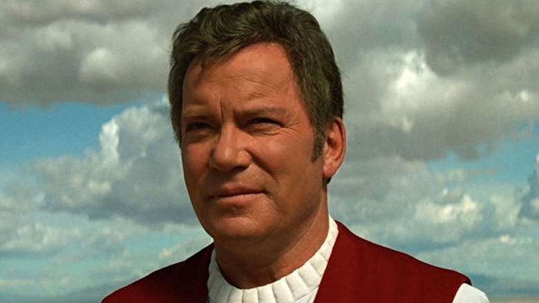 William Shatner awaits his fate as James T. Kirk in Star Trek Generations