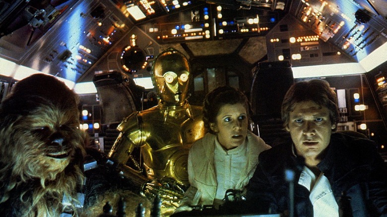 Empire Strikes Back, Chewbacca, C-3PO, Leia, Han