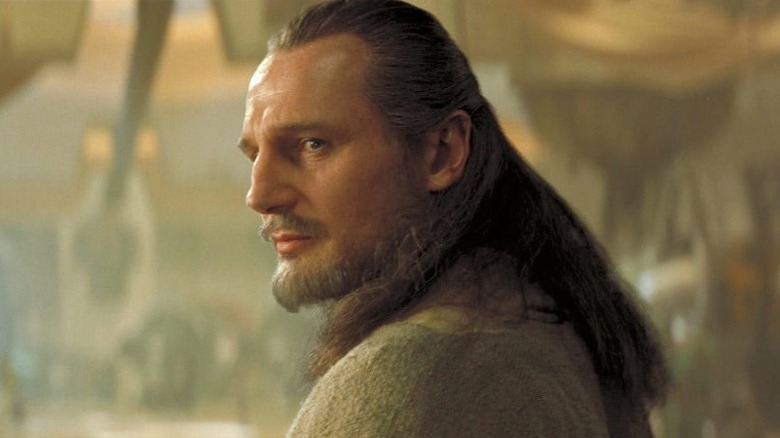 Liam Neeson as Qui-Gon Jinn in "Star Wars: The Phantom Menace"