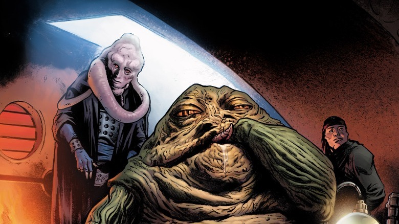 "Star Wars: Return of the Jedi – Jabba's Palace" #1 cover art by Ryan Brown