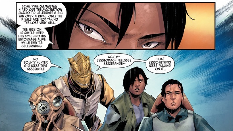 Zuckuss and Bossk in "Star Wars: Bounty Hunters" #27