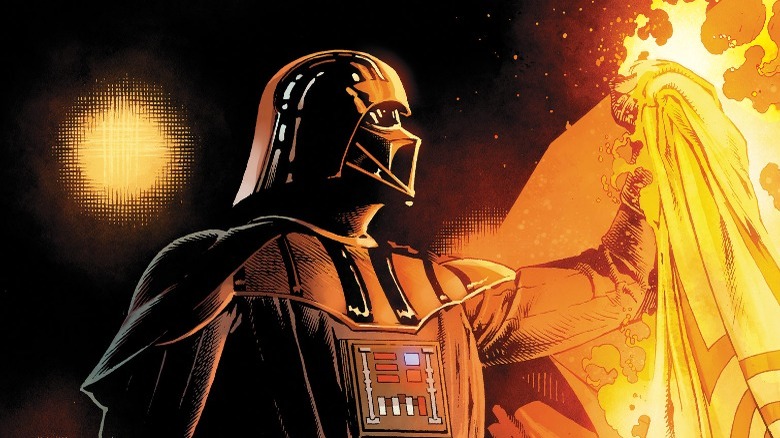 Darth Vader on the cover of "Star Was: Hidden Empire" #2