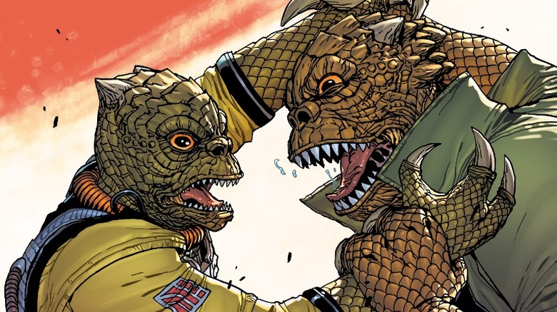 Cover Art for "Star Wars: Bounty Hunters" #29 featuring Bossk.