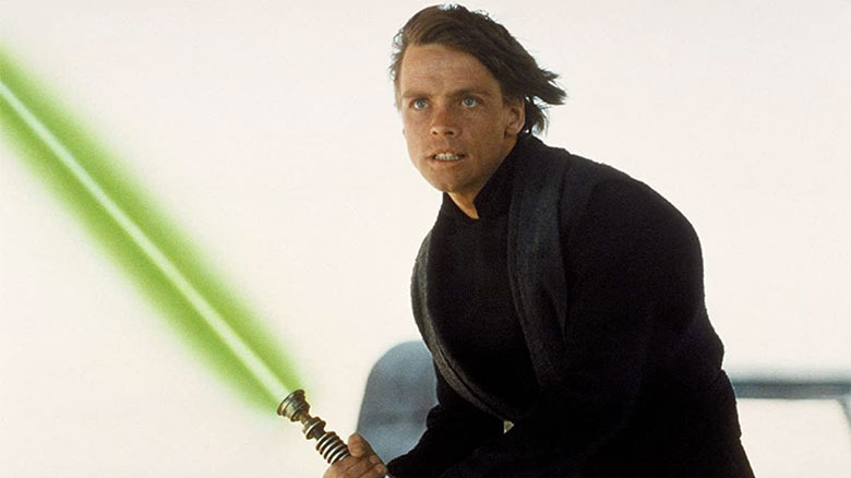 Mark Hamill as Luke Skywalker in "Star Wars: Return of the Jedi"