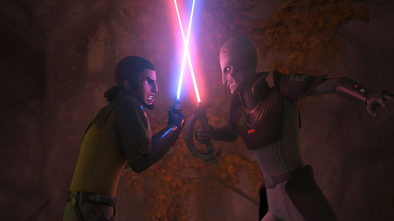 Star Wars Rebels Lightsaber fight