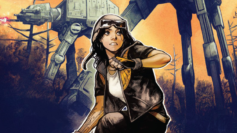 Doctor Aphra with AT-ATs