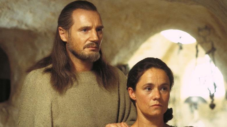 Phantom Menace Qui-Gon and Shmi Skywalker