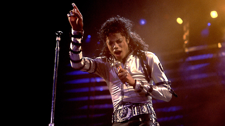 Michael Jackson performing live