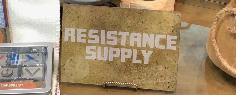 Star Wars Galaxy's Edge Merchandise - Resistance Supply