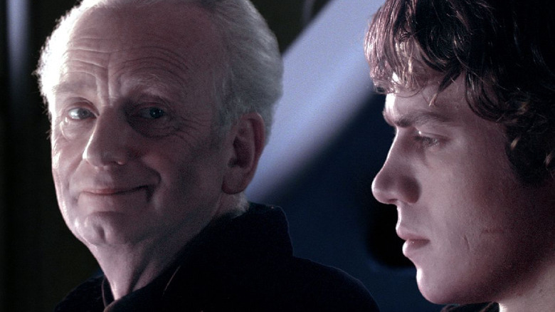 Palpatine and Anakin in Star Wars: Revenge of the Sith