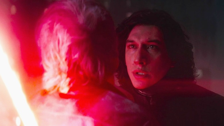 Kylo Ren killing Han Solo