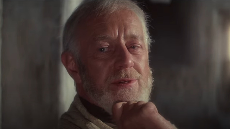 Obi-Wan Kenobi talking to Luke
