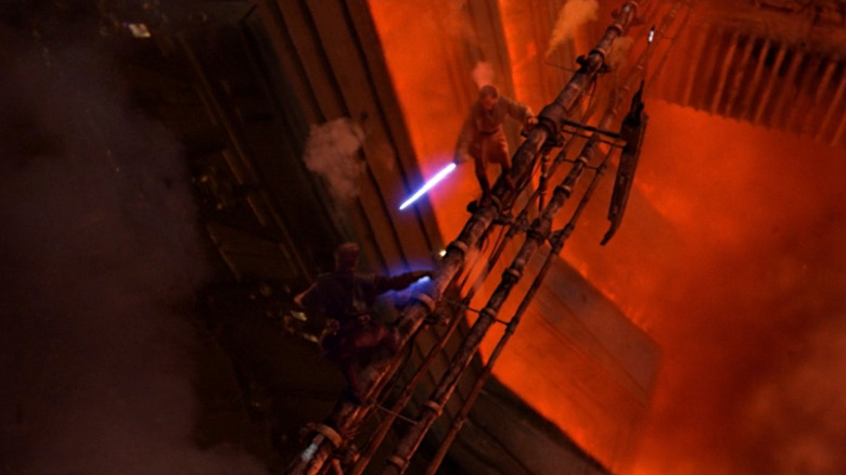 Hayden Christensen and Ewan McGregor in Revenge of the Sith