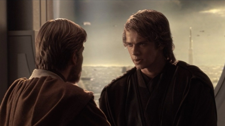 Ewan McGregor and Hayden Christensen in Revenge of the Sith