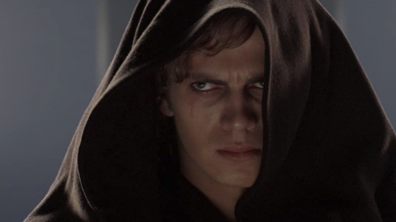 Hayden Christensen rocking a brown hood