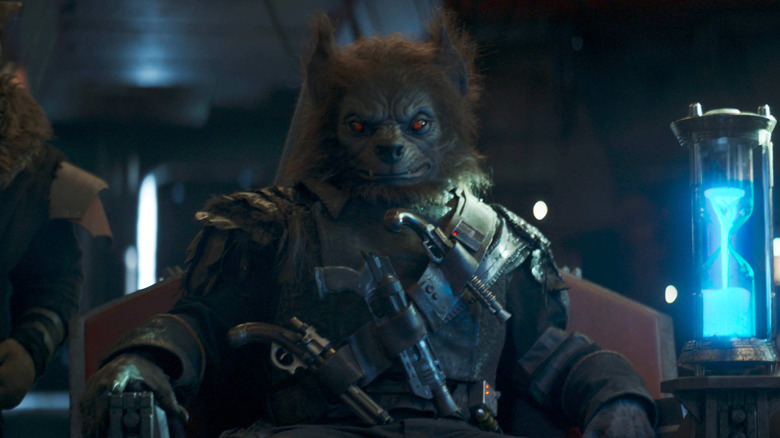 Captain Brutus sitting in a chair in Star Wars: Skeleton Crew