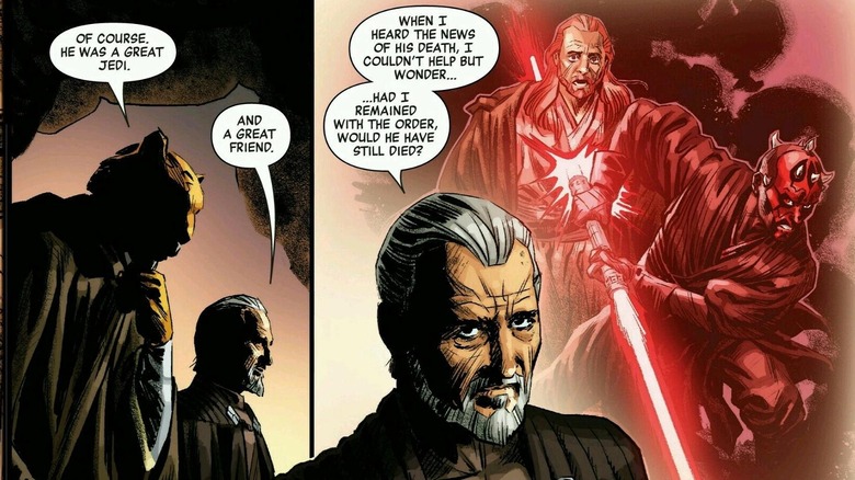 Star Wars Age of the Republic Dooku remembers Qui-Gon