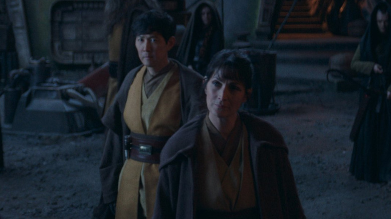 Jedi confronting the Mothers in Star Wars: The Acolyte