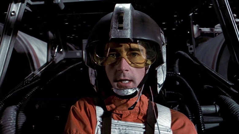 Wedge Antilles flying X-Wing