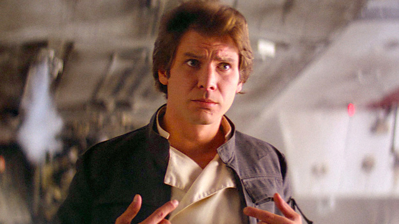 Han Solo pointing at himself