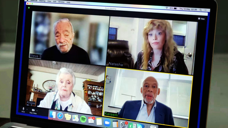 Stephen Sondheim, Angela Landsbury, Natasha Lyonne, and Kareem Abdul-Jabbar