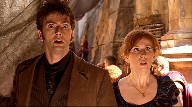 David Tennant and Catherine Tate as the Doctor and Donna