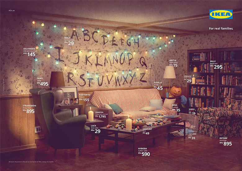 Stranger Things IKEA Living Room Recreation