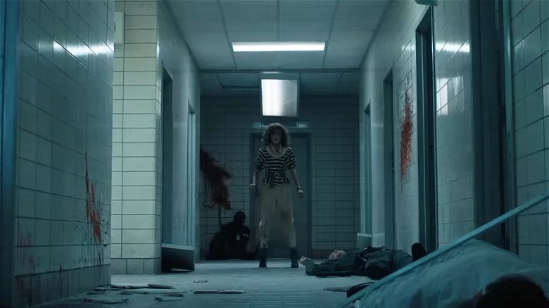 Nancy in the hospital in Stranger Things