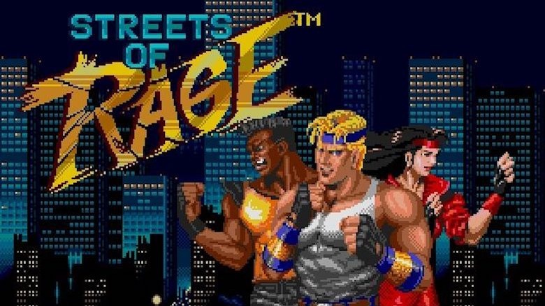 The load screen for "Streets of Rage"