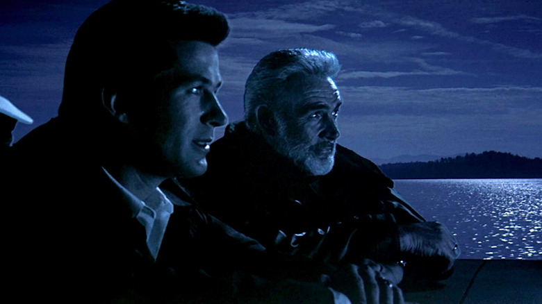 Alec Baldwin and Sean Connery on the submarine in The Hunt for Red October