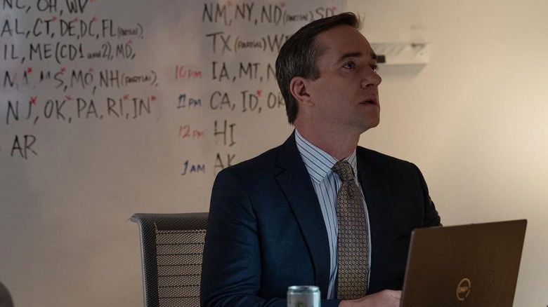 Nicholas Braun and Matthew MacFadyen in Succession