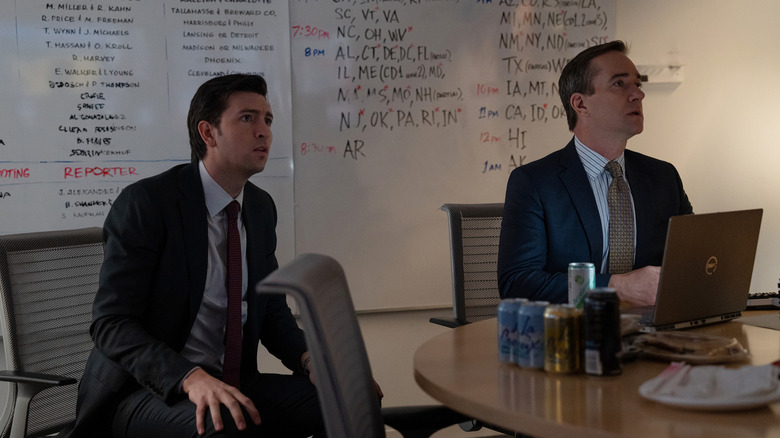 Succession Nicholas Braun and Matthew Macfadyen