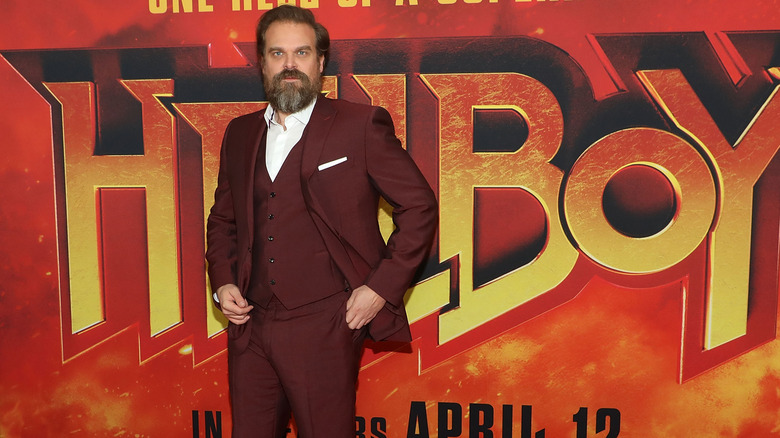 David Harbour at Hellboy Premiere