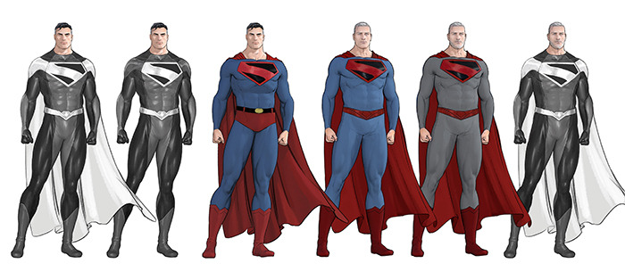 Superman and the Authority Concept Art