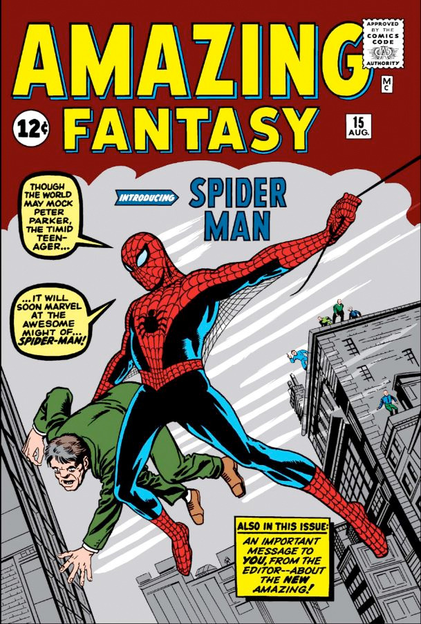 Spider-Man Amazing Fantasy Cover