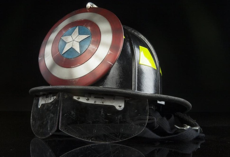 Captain America FDNY helmet