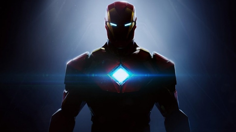 Iron Man video game artwork 