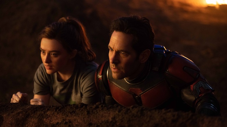 Kathryn Newton and Paul Rudd in Ant-Man and the Wasp: Quantumania