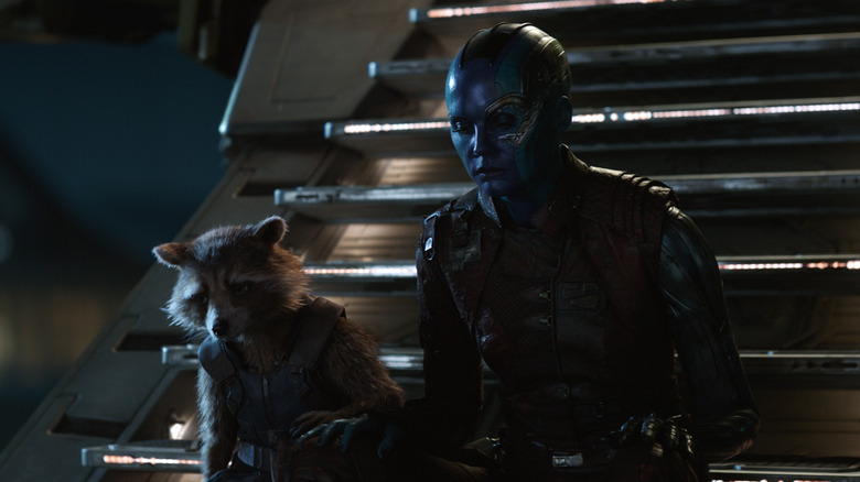 Nebula and Rocket Avengers Endgame