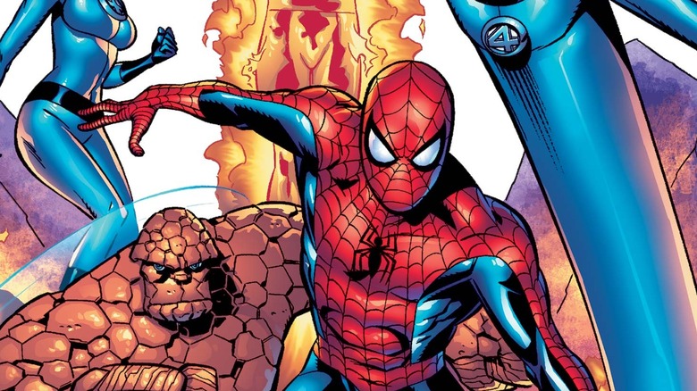 Spider-Man Fantastic Four Marvel Comics