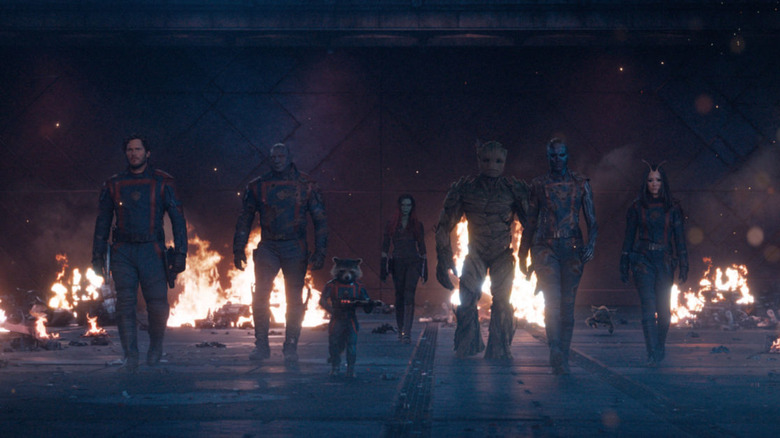 Guardians of the Galaxy Vol. 3 group shot 